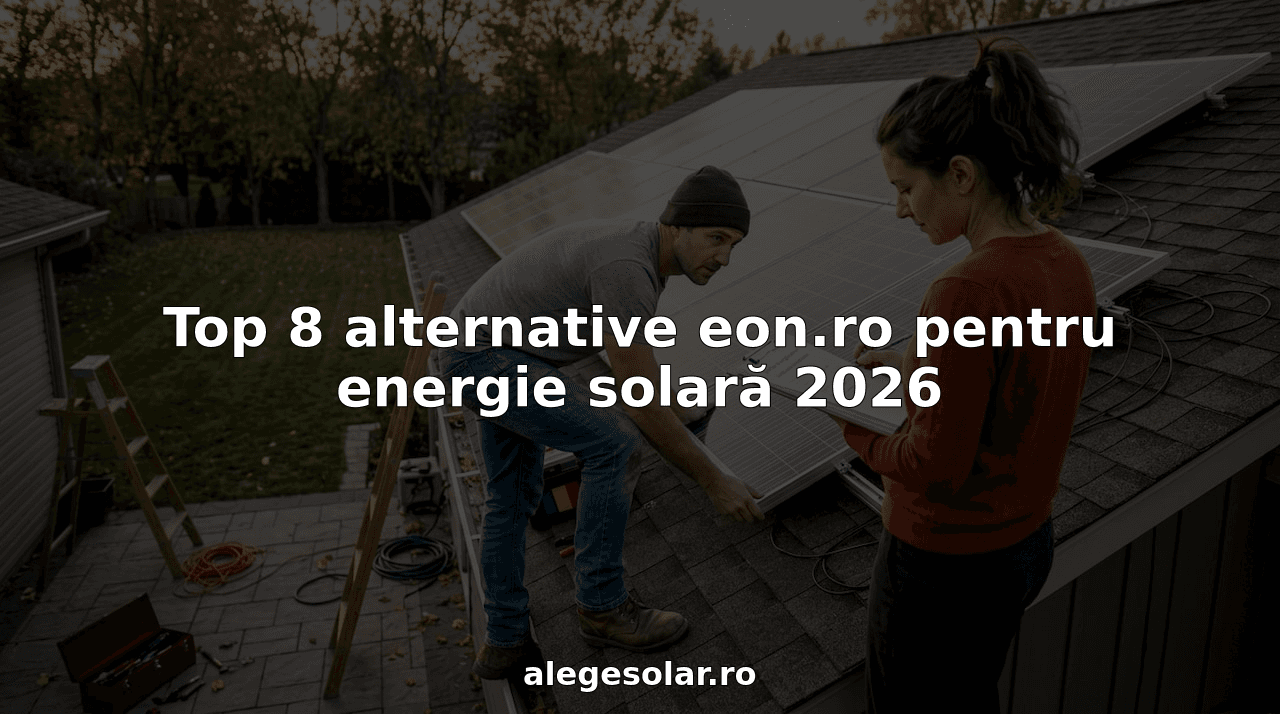 Top 8 alternative eon.ro pentru energie solară 2026